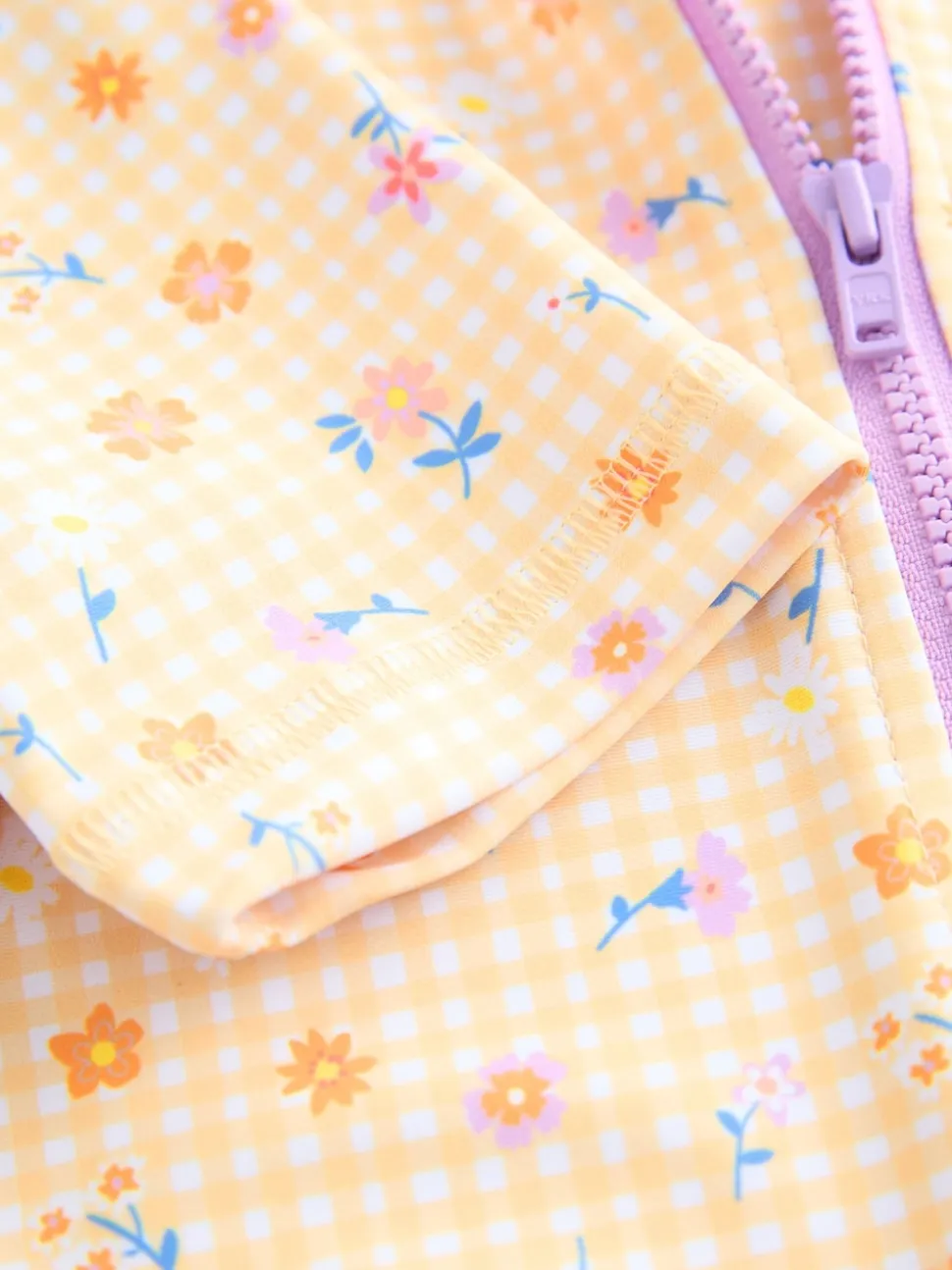 Yellow Gingham Ditsy Sunsafe Swimsuit (3mths-10yrs)