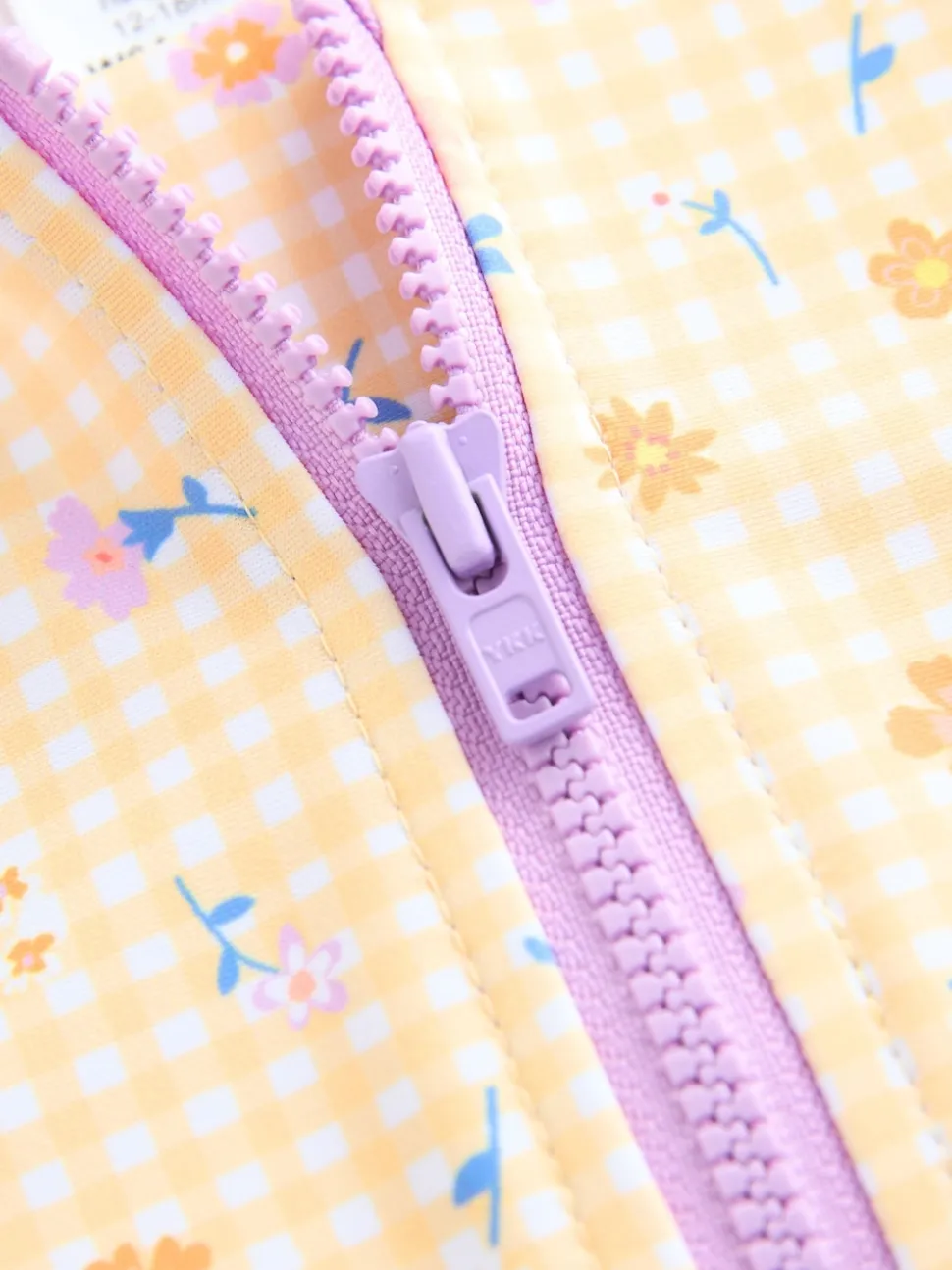 Yellow Gingham Ditsy Sunsafe Swimsuit (3mths-10yrs)